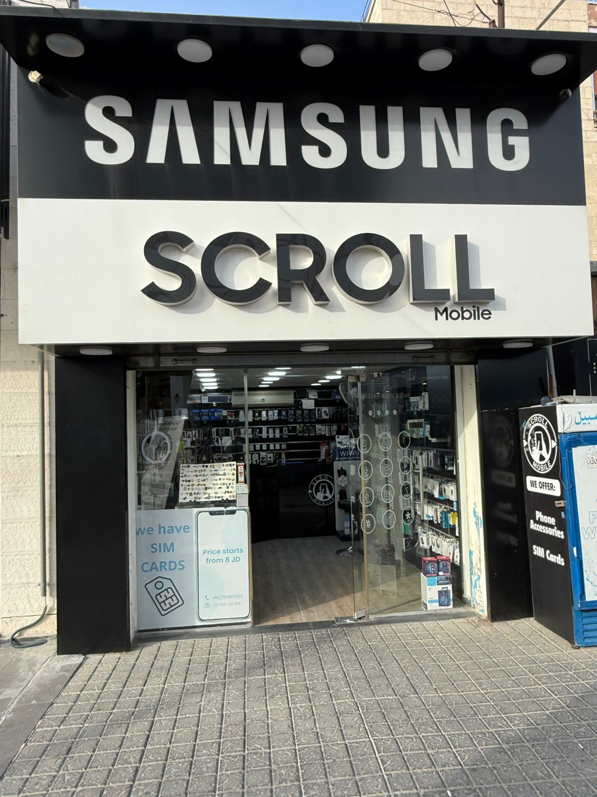 Scroll Mobile storefront